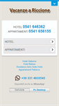 Mobile Screenshot of hotelriminiriccione.net